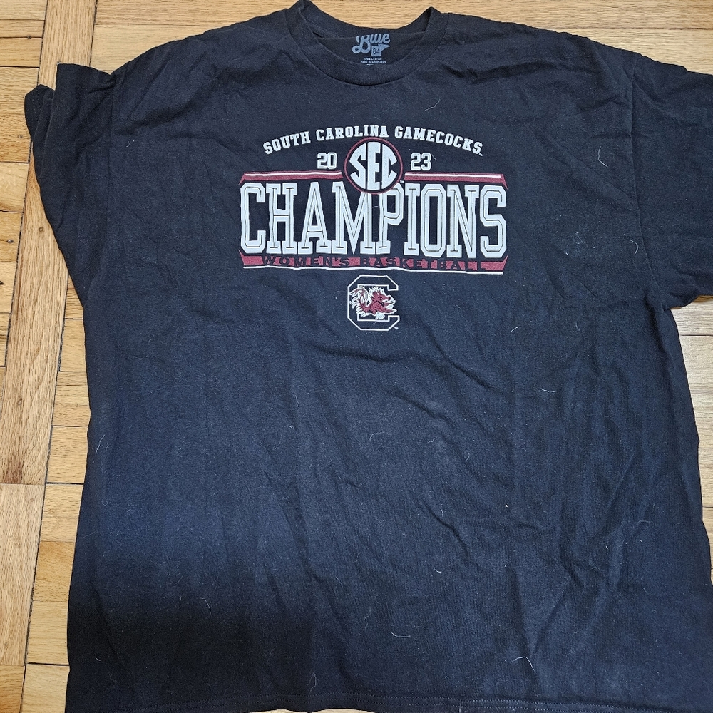Blue 84 Black South Carolina Champions Tee